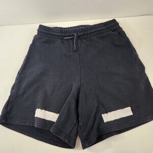 Off White c/o Virgil Abloh Mens Black Sweat Shorts Drawstring Size XS